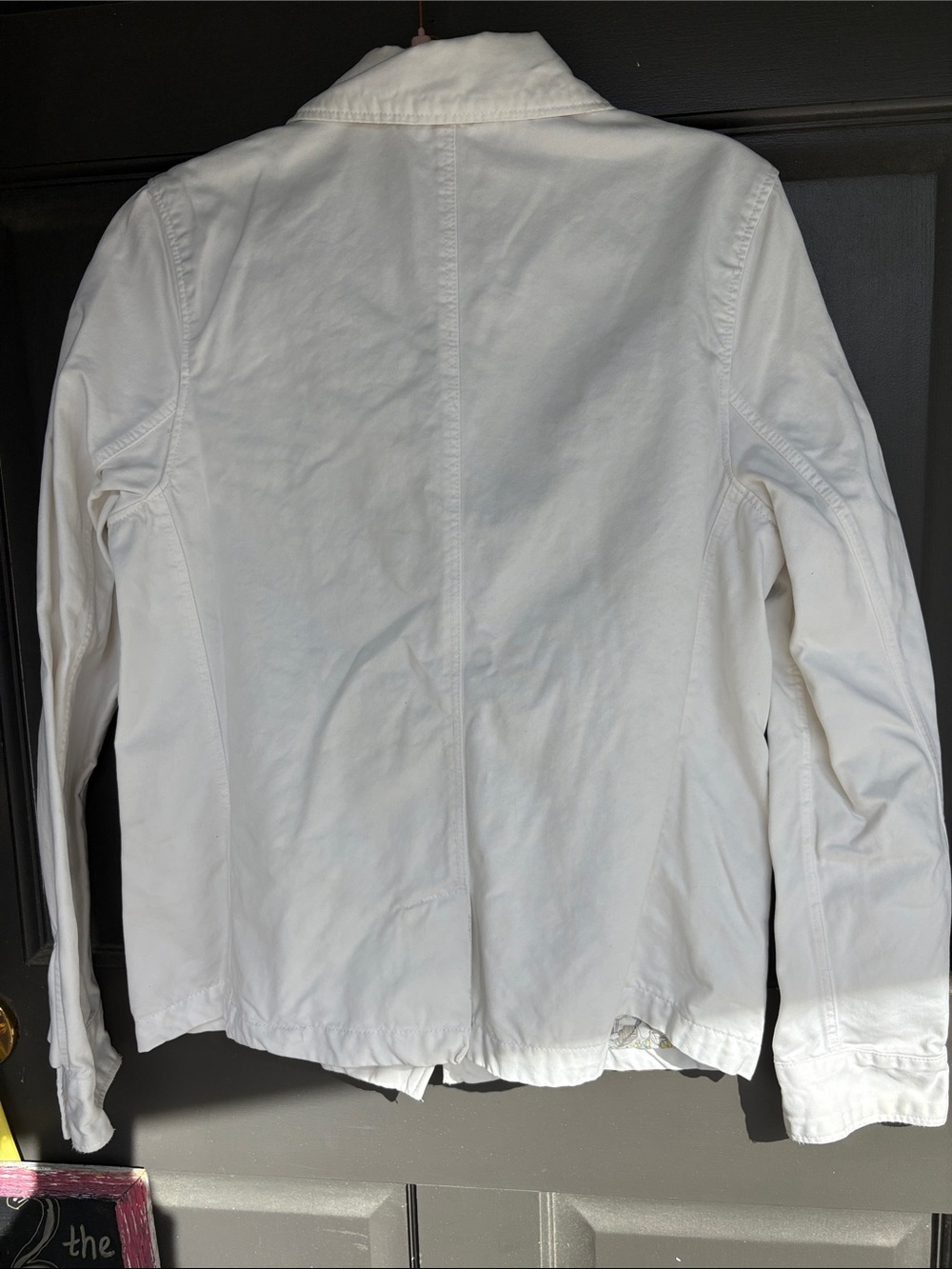 Old Navy Women's White Button-Front Utility Jacket - Picture 6 of 11